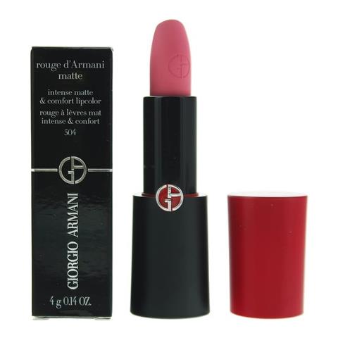 , Rouge D'armani, Opaco, Rossetto Cremoso, 504, Rosa Russa, 4 G - Foto 1