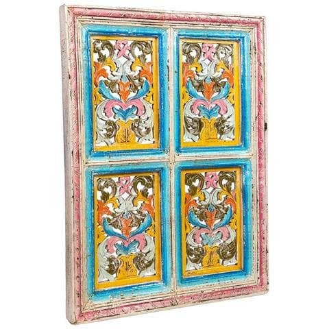 Pannello In Legno Intagliato 74x5x103 - Foto 1