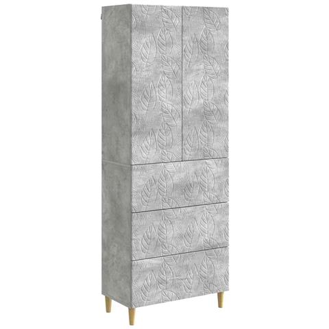 Set di armadi 2 pcs Grigio Cemento 66 x 34,5 x 90 cm - Foto 1