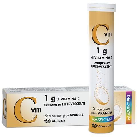 Massigen Vitamina C 1G Effervescente 20 Compresse - Foto 1