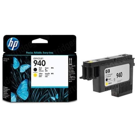 C4900a Testina Ink Originale 940 Nera Gialla Deskjet D1660 Capacità 4000 Pagine - Foto 2