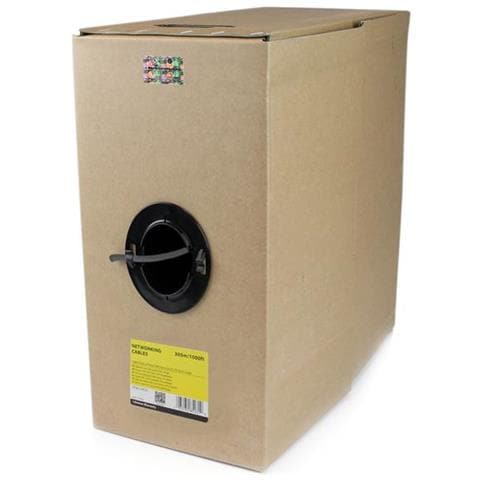 Rotolo in serie di cavi riser UTP solidi CMR Cat6, 304,8 m, colore grigio - Foto 1