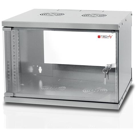 Armadio Rack 19" 6U I-CASE EL-1006G45 500x450 Mm Grigio - Foto 1