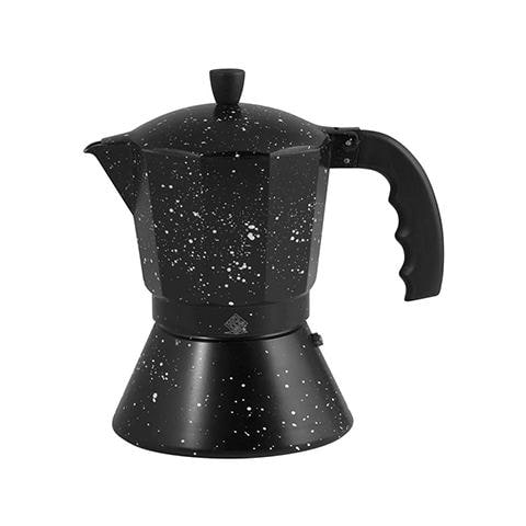 Caffettiera Alluminio Induzione Decorazione Stone Tazze 3 Moke - Foto 1