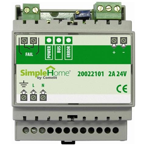 Alimentatore Switching Smilplehome 24vdc 2a Su Din 20022101 - Foto 1