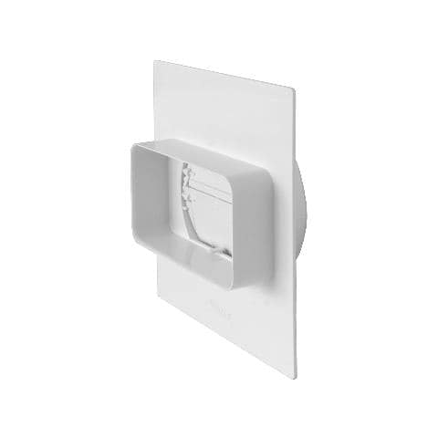 Placca Passaggio A Muro Per Tubo Cappa Da Tubo Tondo A Rettangolare First - Foto 4