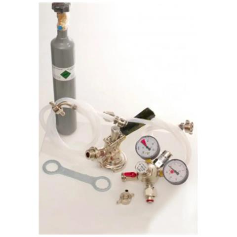 Pacchetto Accessori 1 Con Raccordo A Cestello, Tubo Per Birra Da 7 Mm E 0,5 Kg Bombola Co2 - Foto 2