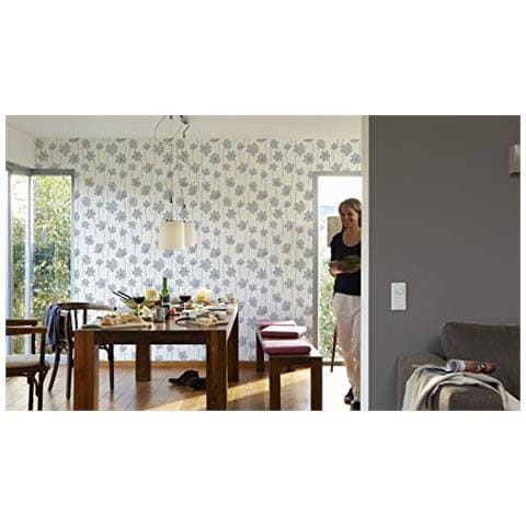 A. s. Cr? ation 303240 - Carta Da Parati A Tinta Unita, Collezione Life 2, Colore: Grigio / metallo - Foto 3