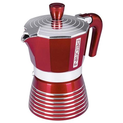 Caffettiera Infinity 3 Tazze Rossa - Foto 1