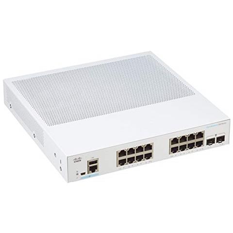 Cisco CBS350-16T-2G-EU switch di rete Gestito L2/L3 Gigabit Ethernet (10/100/1000) Argento - Foto 1