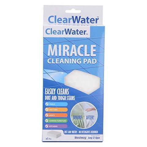 Clearwater Ch0025 Miracolo Delleraser Della Spugna Pad Per Piscina E Trattamenti Spa (adatto Per Lay-z-spa Products)  - Foto 1