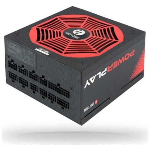 PowerPlay alimentatore per computer 1050 W PS / 2 Nero, Rosso - Foto 1