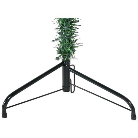 Albero Natale Artificiale Sottile a Metà Supporto Verde 210 cm - Foto 7