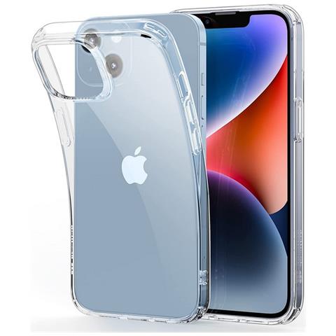 Ultra Slim Custodia Tpu Silicone 0,3mm Cover Case Per Apple Iphone 14 Plus Trasparente - Foto 1