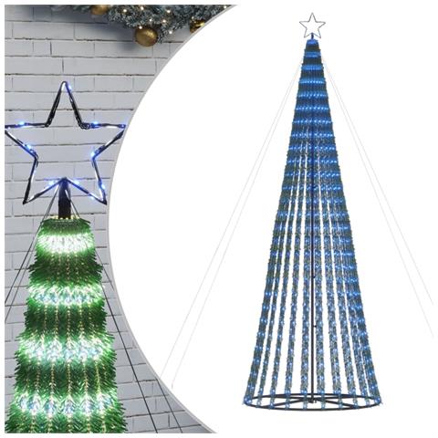 Illuminazione Albero di Natale a Cono 688LED Blu 300cm - Foto 1