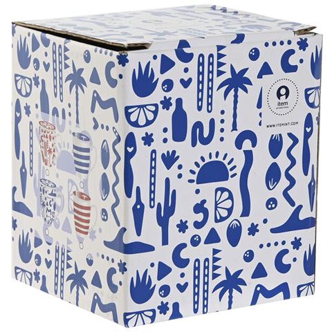 Tazza Con Filtro Per Infusioni Home Esprit Azzurro Rosso Acciaio Inossidabile Porcellana 380 Ml (4 Unità) - Foto 2