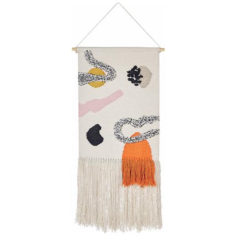 Decorazione Da Parete In Tessuto Kalat Rettangolare Cotone Multicolore - Foto 6