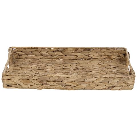 Set Di 2 Vassoi Decorativi Kontum Vimini Naturale - Foto 2