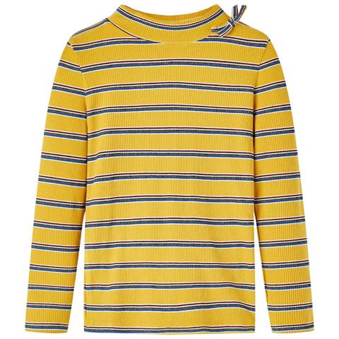 Maglietta Da Bambina A Maniche Lunghe Ocra 104 - Foto 1