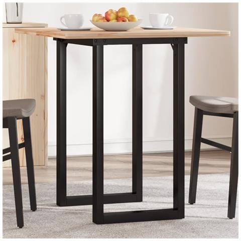 Telaio Gambe A O Per Tavolo Da Pranzo 60x40x73 Cm In Ghisa - Foto 3
