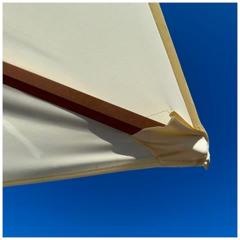 Ombrellone Rettangolare 2x3 Mt Da Giardino Con Palo Centrale In Legno E Air Vent River - Foto 8