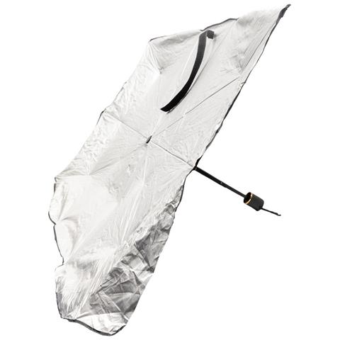 Parasole A Ombrello Per Autovetture -facile Da Utilizzare - Tessuto Argento Isolante - Foto 2