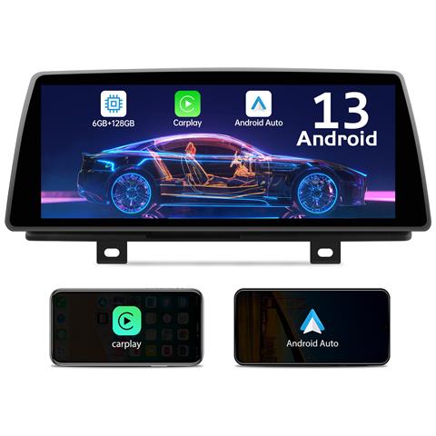 10,25 Pollici Android 13 Autoradio (6+128gb) Per Bmw Serie 1 F20 2017 2018 2019 Con Carplay Andorid Auto (solo Per Evo Sistema) - Foto 1
