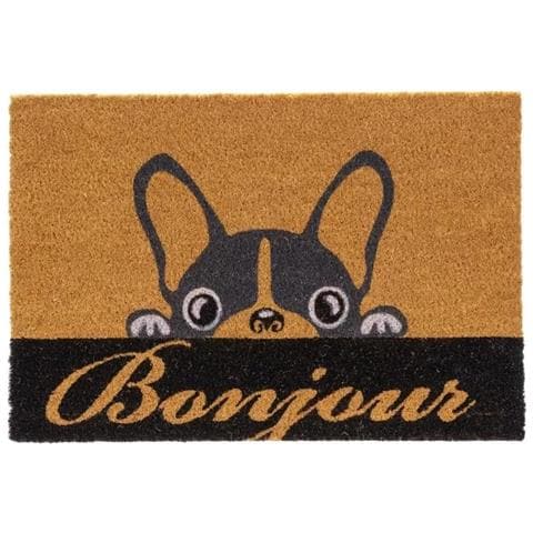 Zerbino Ingresso In Fibra Di Cocco,tappeto Da Esterno Interno Con Superficie Antiscivolo,design Minimalista P40xl60xh1,5cm (ref804698) - Foto 1