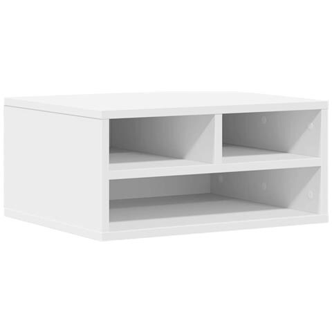 Supporto Per Stampante Bianco 49x40x22,5 Cm Legno Multistrato - Foto 2