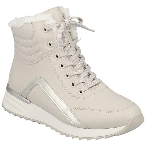 Beige Casual Closed Ladies Mid Height Boots Stivaletti Pelle Sintetica Scarpe Donna Beige Eu 38, X8004-60 - Foto 1