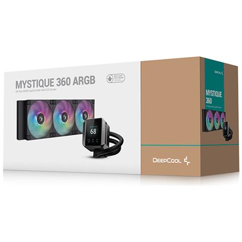 Dissipatore CPU a Liquido Mystique 360 ARGB per Socket Intel LGA 1700/1200/1151/1150/1155 e Socket AMD AM4/AM5 - Foto 6