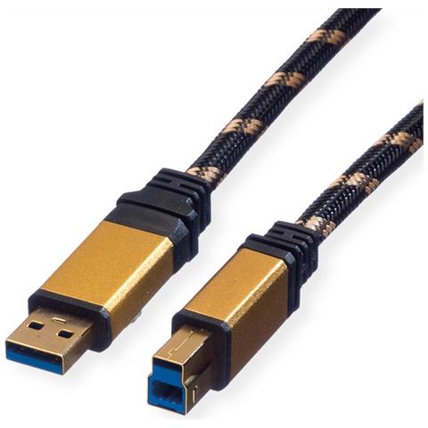 Gold Usb 3.0 Kabel, Typ A-b 1,8m (11.02.8902) - Foto 1