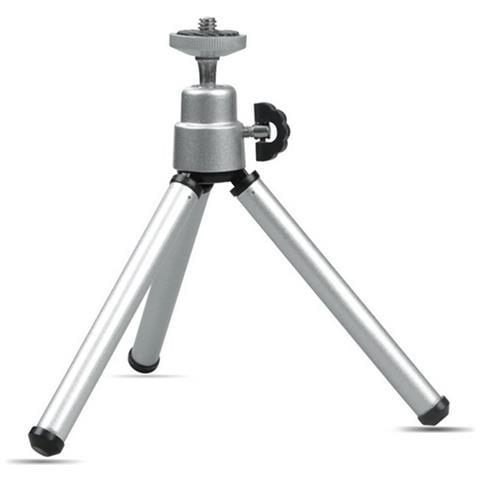 Treppiede Compatto In Metallo Per Smartphone E Proiettori Silver - Foto 1