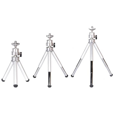 Treppiede Compatto In Metallo Per Smartphone E Proiettori Silver - Foto 3