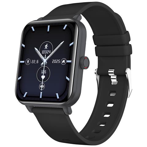 Smartwatch Impermeabile Ip65 Con Lunga Autonomia, Nero - Foto 1