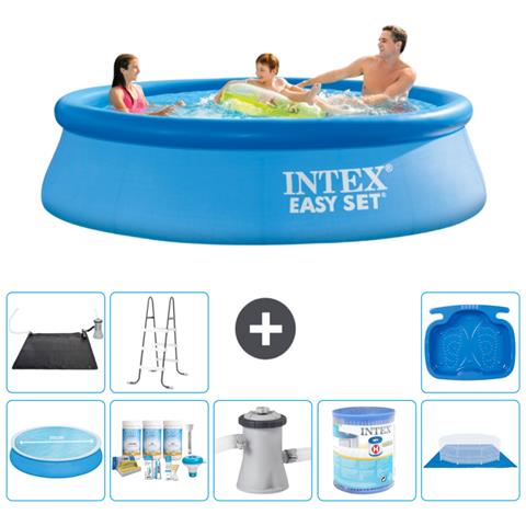 Piscina Fuori Terra - In Giro - 305x76 Cm - Blu - Include Accessori Coordinati A565 - Foto 1