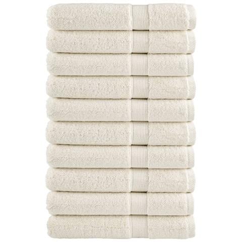 Asciugamani Per Sauna Solund 10 Pz Crema 80x200cm 600 G /m² - Foto 2