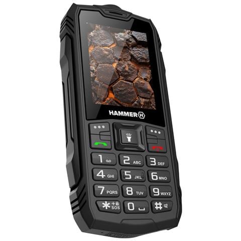 Telefono Resistente Con Tasti Batteria 3000mah Ip68 Sos, Nero - Foto 1