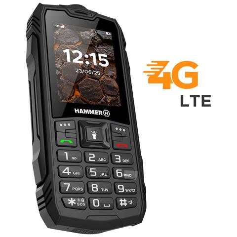 Telefono Resistente Con Tasti Batteria 3000mah Ip68 Sos, Nero - Foto 5