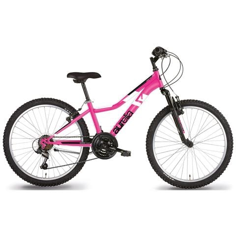 Bici Mountain Bike Bambina Mtb Bicicletta Bimba Misura 24 Art. 424ds Ring 18v Forcella Ammortizzata Linea Aurelia - Foto 1