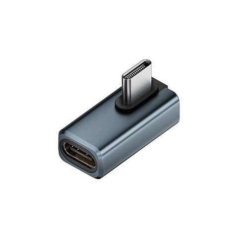 Adattatore Usb-c Femmina A Maschio Ad Angolo Retto 240w 80gbps (confezione Da 2) Grey - Foto 3