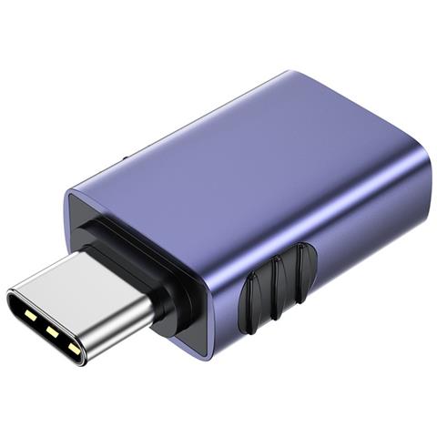 Adattatore Otg Da Type-c A Usb - Convertitore Ad Alta Velocità 10gbps Per Telefoni E Computer Purple+grey - Foto 1