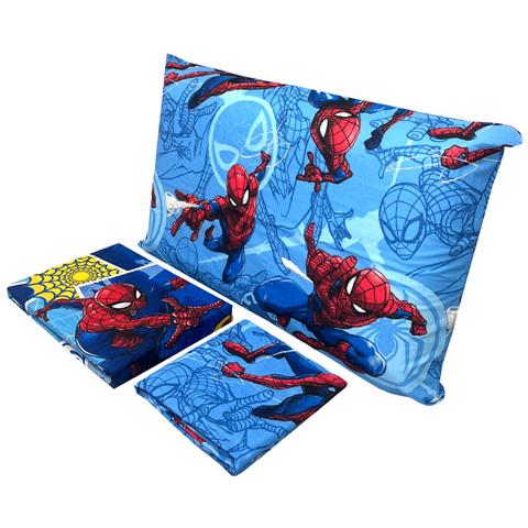 Completo Lenzuola In 100% Cotone Letto Singolo Marvel Spiderman - Foto 1