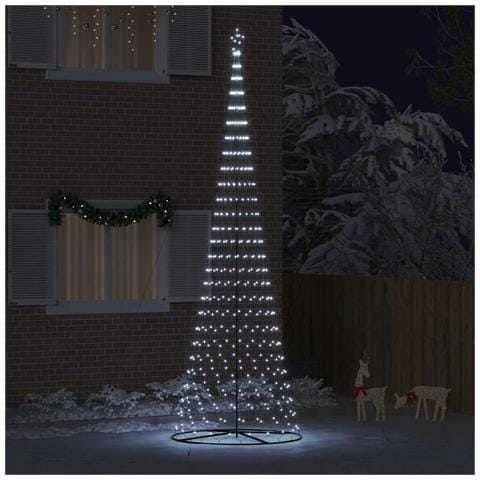 Albero di Natale LED Bianco freddo 160 x 160 x 500 cm Metallo - Foto 2