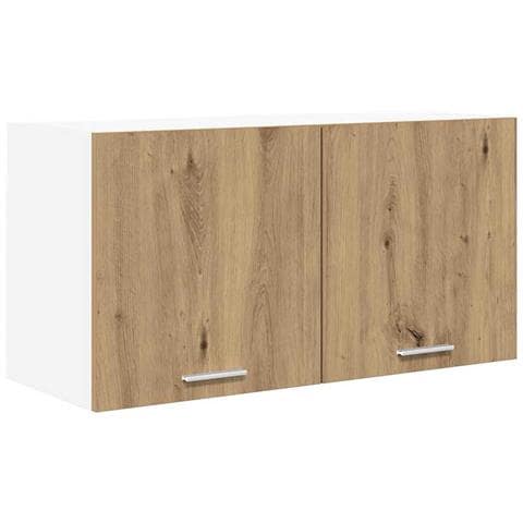 Armadio pensile Riga Rovere artigianale 80 x 31 x 40 cm - Foto 1