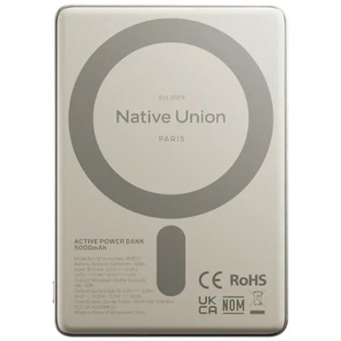 Batteria Esterna 5000 Mah Magsafe E Qi2 15 W Con Cavo Usb-c Pd 20 W, Grigio - Foto 2