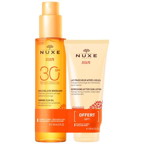 Set : Sun, Anti-ageing, Tanning Oil, Spf 30, 150 Ml + Sun, Refreshing, After-sun Lotion, 100 Ml - Foto 1