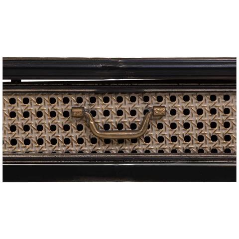 Tavolino In Metallo Marrone 110x42x45h - Foto 8