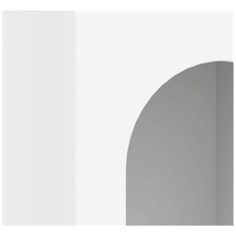 Credenza Bianco 59 x 35 x 80.5 cm Legno multistrato - Foto 9