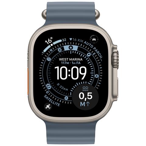 Watch Ultra 3 GPS + Cellular 49mm Cassa Titanio with Anchor Blue Ocean Band - Foto 2